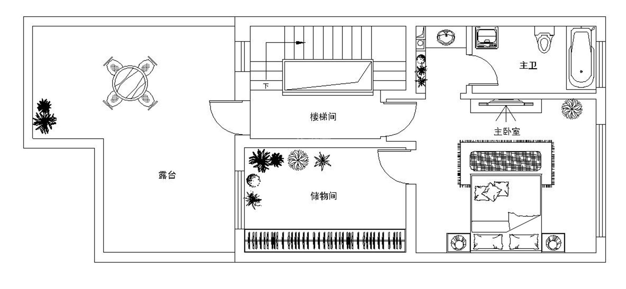 东丽湖万科别墅 260平米 简欧